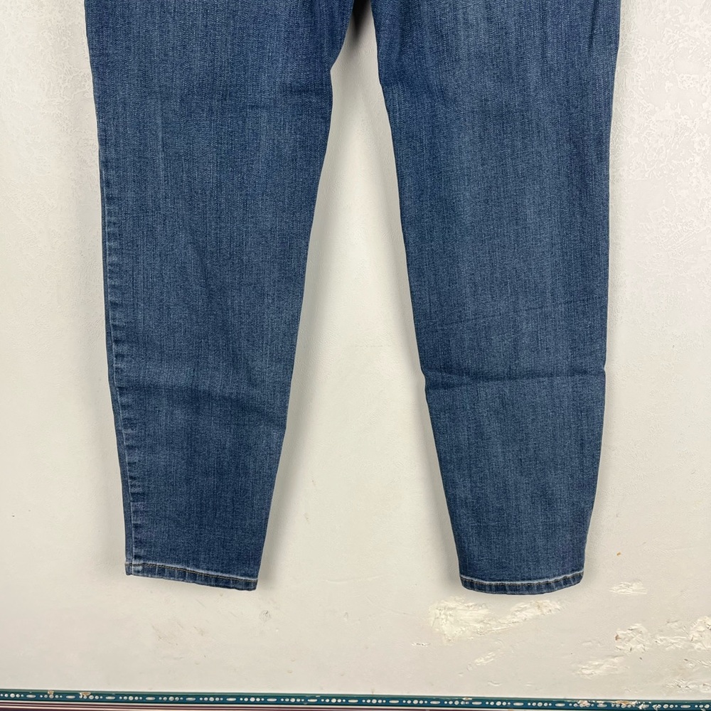 Jessica Simpson High Rise Skinny Jeans Medium Blue 14/32 Denim - Picture 9 of 13